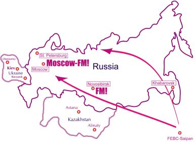 map of russia